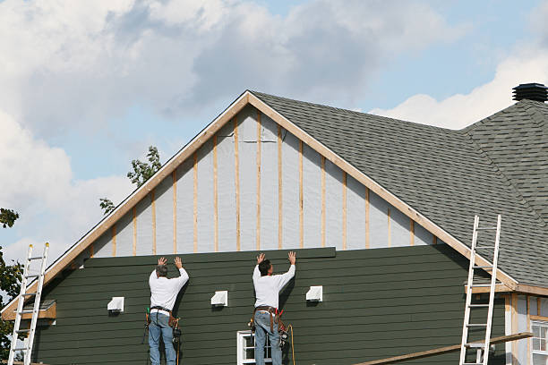 Professional Siding Replacement technician working in Fairview, TX